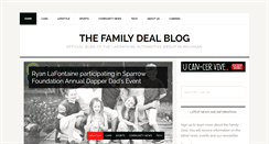 Desktop Screenshot of familydealblog.com