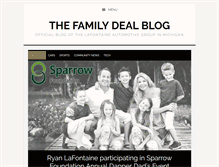 Tablet Screenshot of familydealblog.com